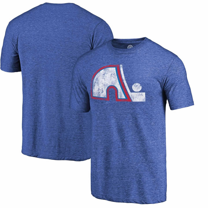Quebec Nordiques Royal Distressed Throwback Primary Logo Tri Blend T-Shirt,We sell and wholesale Quebec Nordiques Royal Distressed Throwback Primary Logo Tri Blend T-Shirt on line form chian!